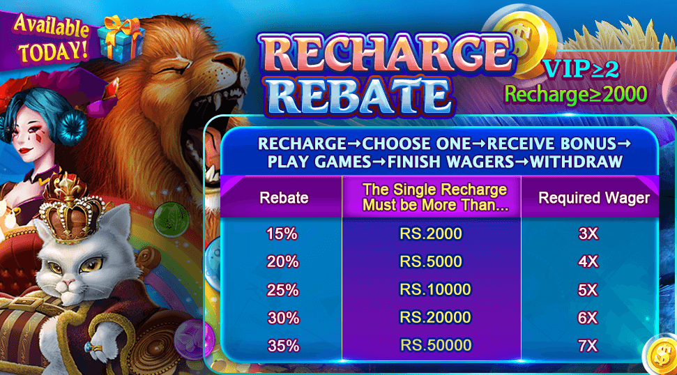 3Patti Blue Recharge rebate